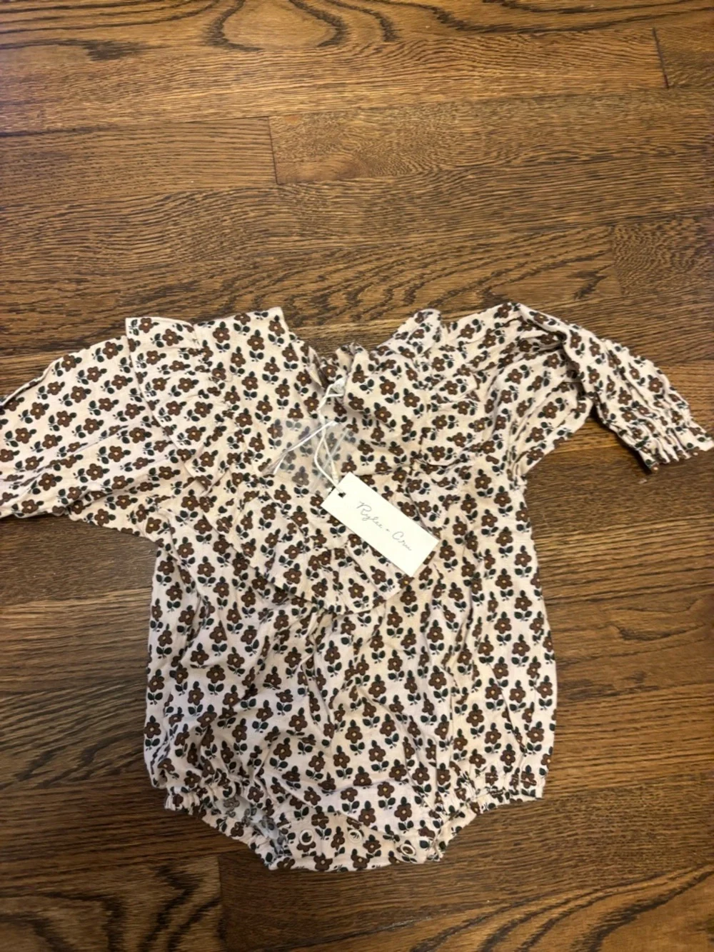 Rylee + Cru Winnie Romper Harvest Floral Baby Girl 3-6 Months NWT